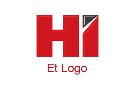 letter H and letter I together
