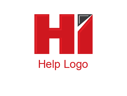 letter H and letter I together