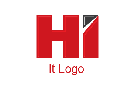 letter H and letter I together