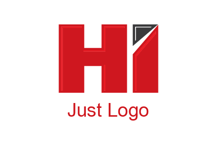 letter H and letter I together