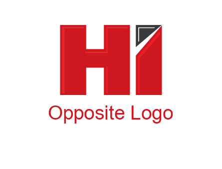 letter H and letter I together