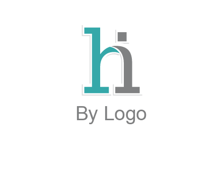 letter i joined with letter H