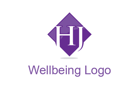 Letters h and j inside the rhombus icon