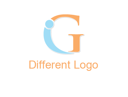 letter I forming with letter G
