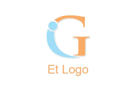 letter I forming with letter G