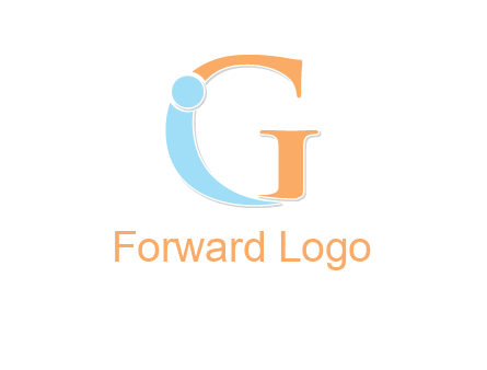 letter I forming with letter G