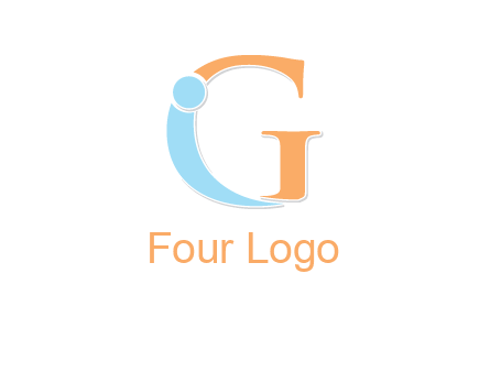 letter I forming with letter G