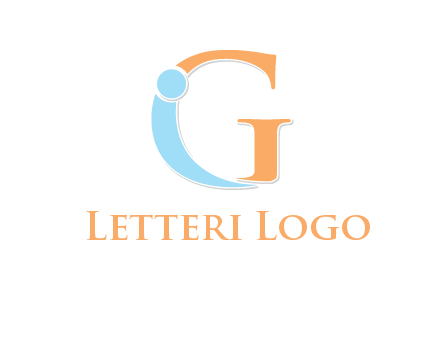 letter I forming with letter G