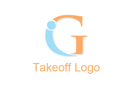 letter I forming with letter G