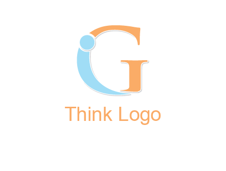 letter I forming with letter G