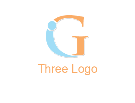 letter I forming with letter G