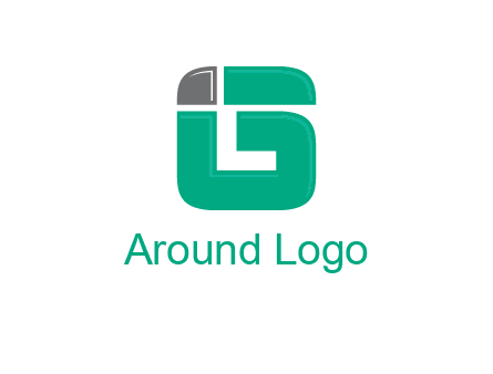letter I forming in letter G