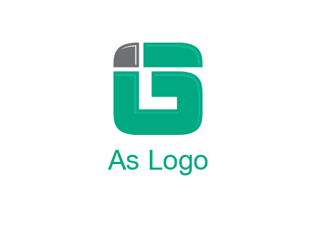 letter I forming in letter G