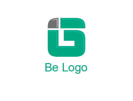 letter I forming in letter G