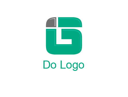letter I forming in letter G