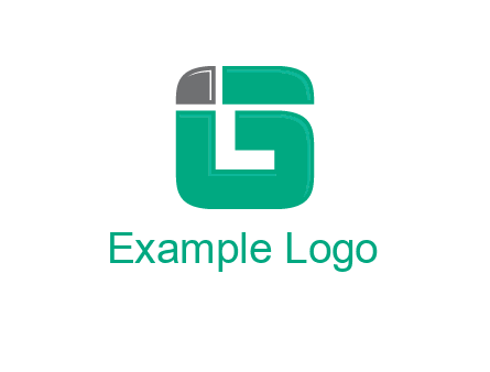 letter I forming in letter G