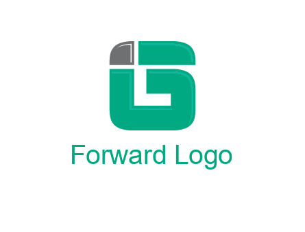 letter I forming in letter G