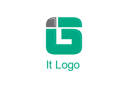 letter I forming in letter G