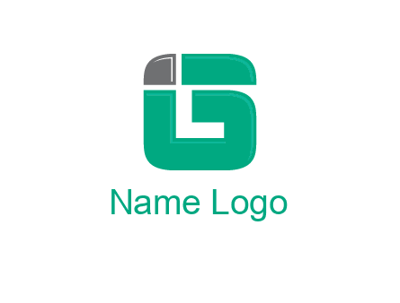 letter I forming in letter G