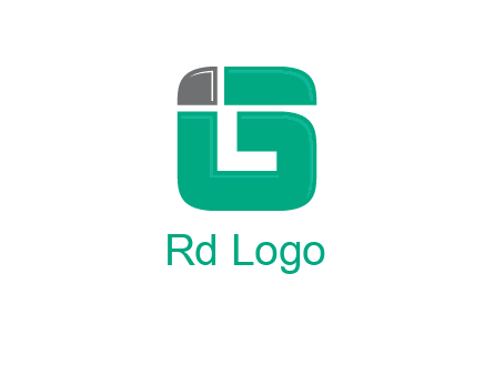letter I forming in letter G