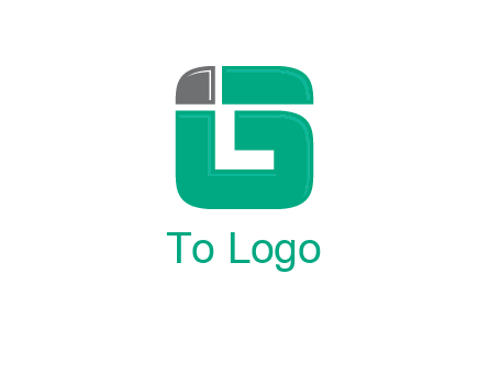 letter I forming in letter G