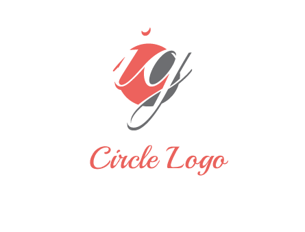 Letters i and g over the circle logo