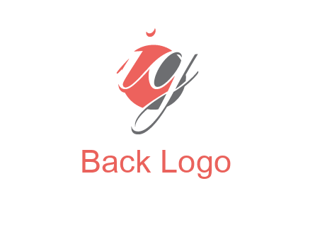 Letters i and g over the circle logo