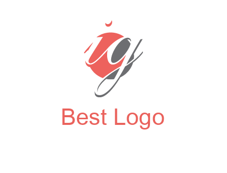 Letters i and g over the circle logo