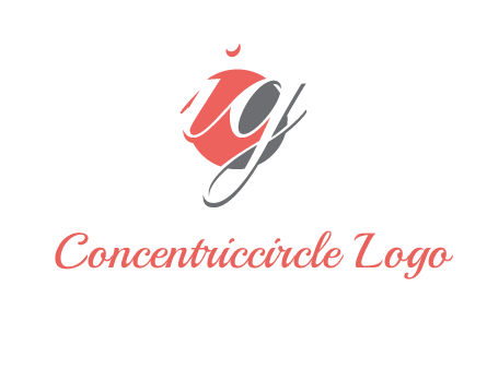 Letters i and g over the circle logo