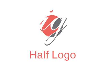 Letters i and g over the circle logo