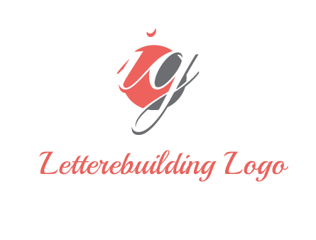 Letters i and g over the circle logo