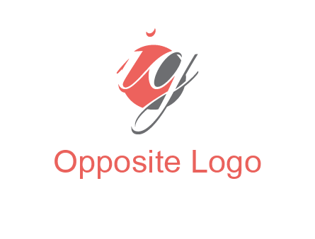 Letters i and g over the circle logo