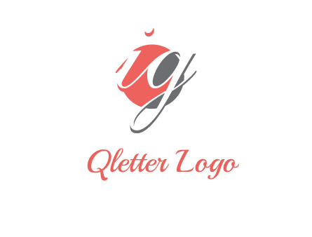 Letters i and g over the circle logo
