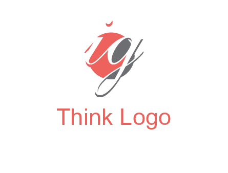 Letters i and g over the circle logo