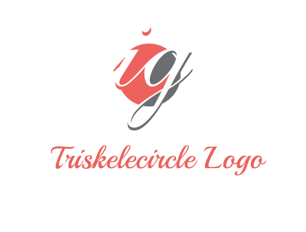 Letters i and g over the circle logo