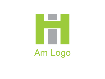 letter I in between letter H