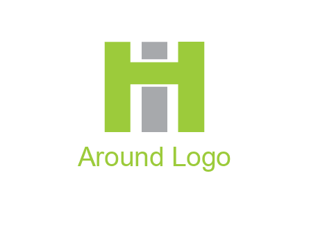 letter I in between letter H