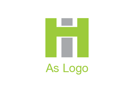 letter I in between letter H
