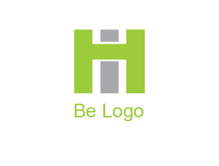 letter I in between letter H