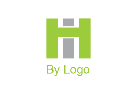 letter I in between letter H