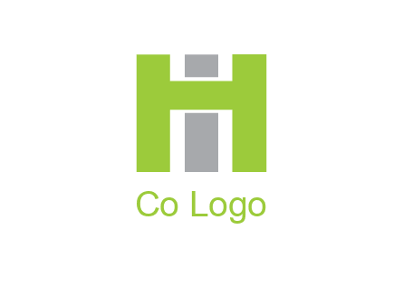 letter I in between letter H