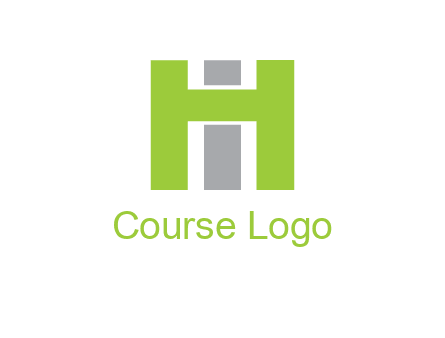 letter I in between letter H