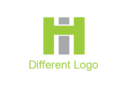 letter I in between letter H