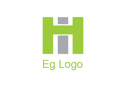letter I in between letter H