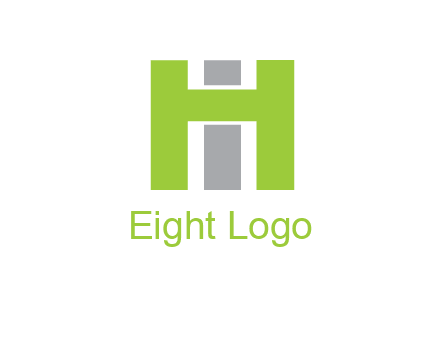 letter I in between letter H