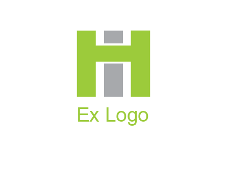 letter I in between letter H