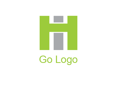 letter I in between letter H