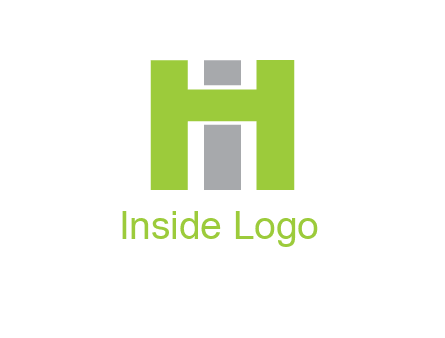 letter I in between letter H