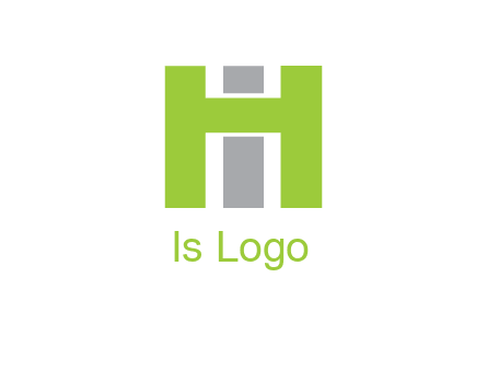 letter I in between letter H