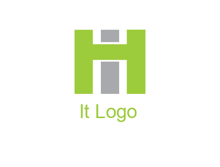 letter I in between letter H